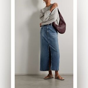 Agile Leif Denim Midi Skirt